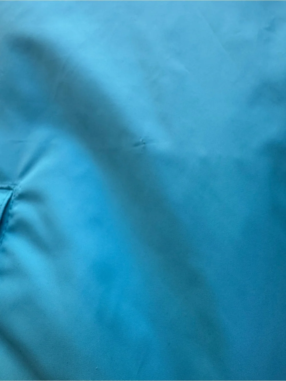 Ralph Lauren Golf Jacket women light blue/aqua full-zip mock neck button collar